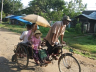 Myanmar Bicycle Taxi